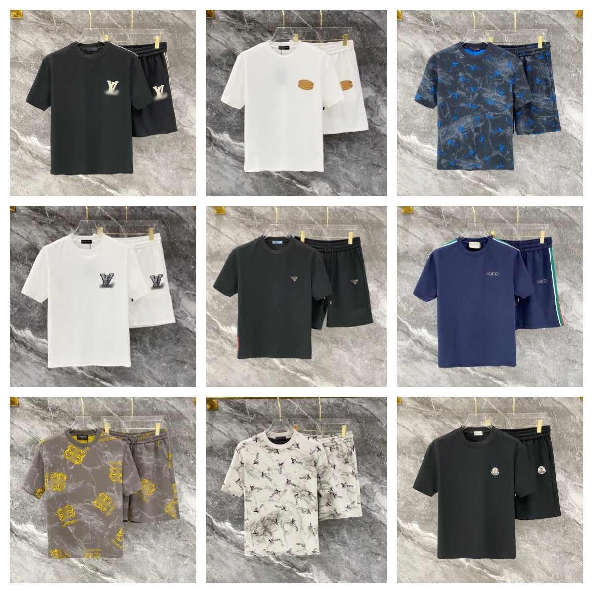 VL Luxury Designer Shirt Sets (Huge Collection)