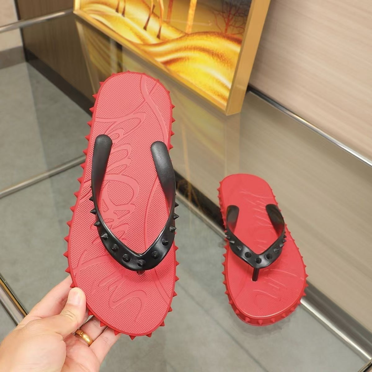 LOUBOUTIN SLIDES (1) 14