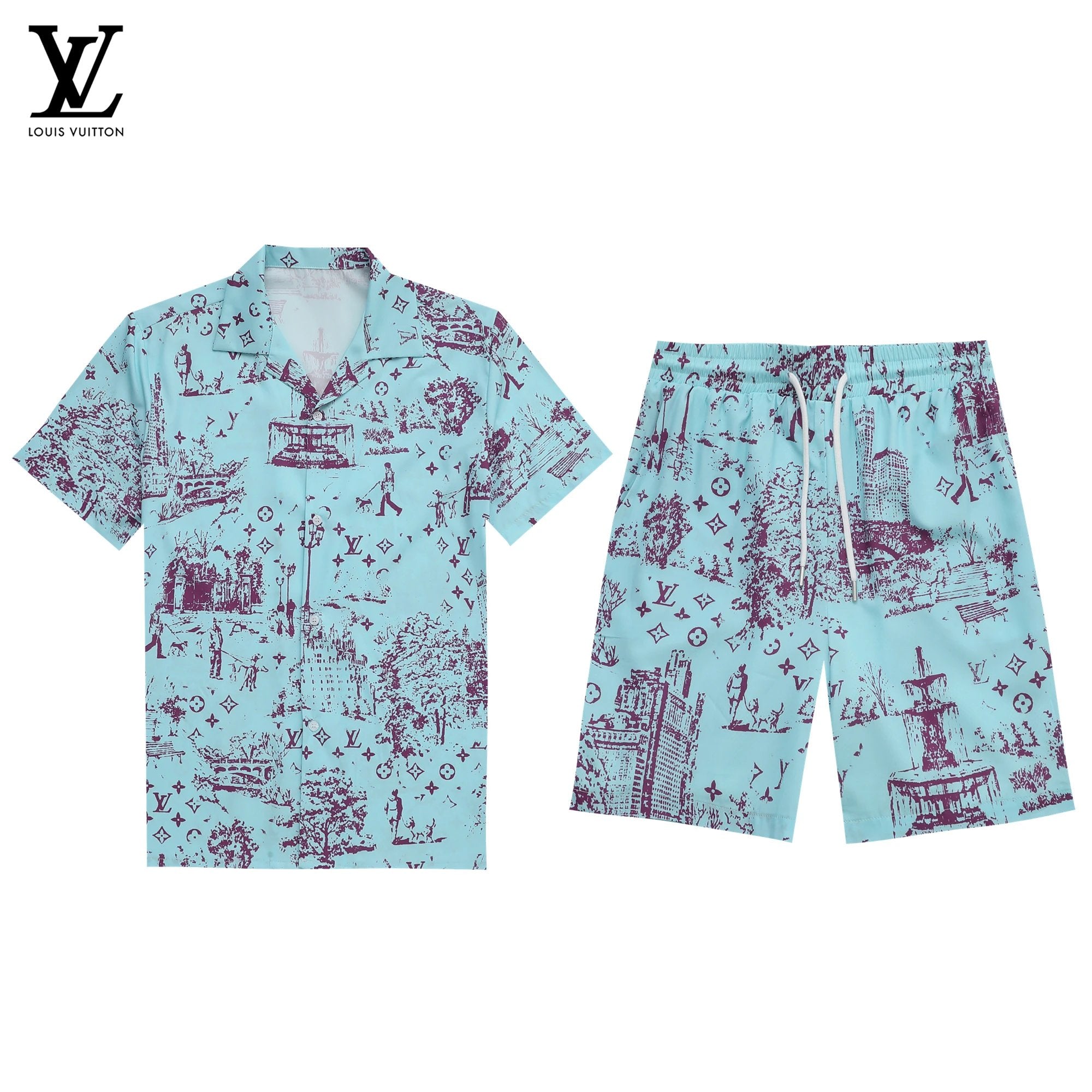 VL Men's Luxury Short Sleeve Set
