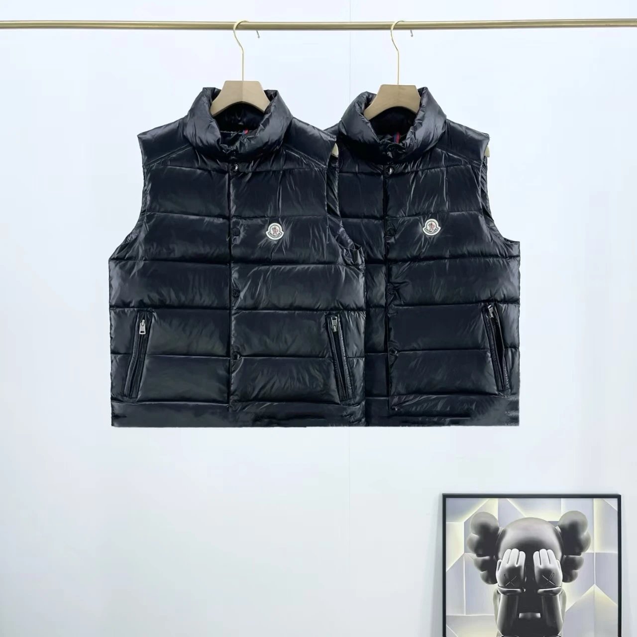 MONCL Clothing Collar Down Jacket Vest