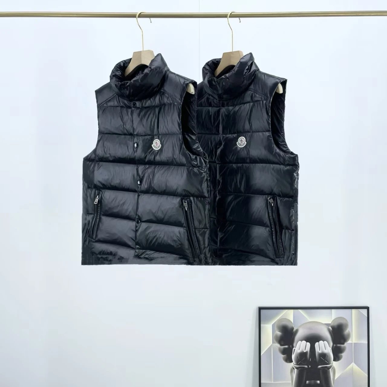 MONCL Clothing Collar Down Jacket Vest