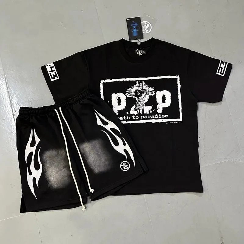 HEL Clothing Short Sleeve T Shirt Set