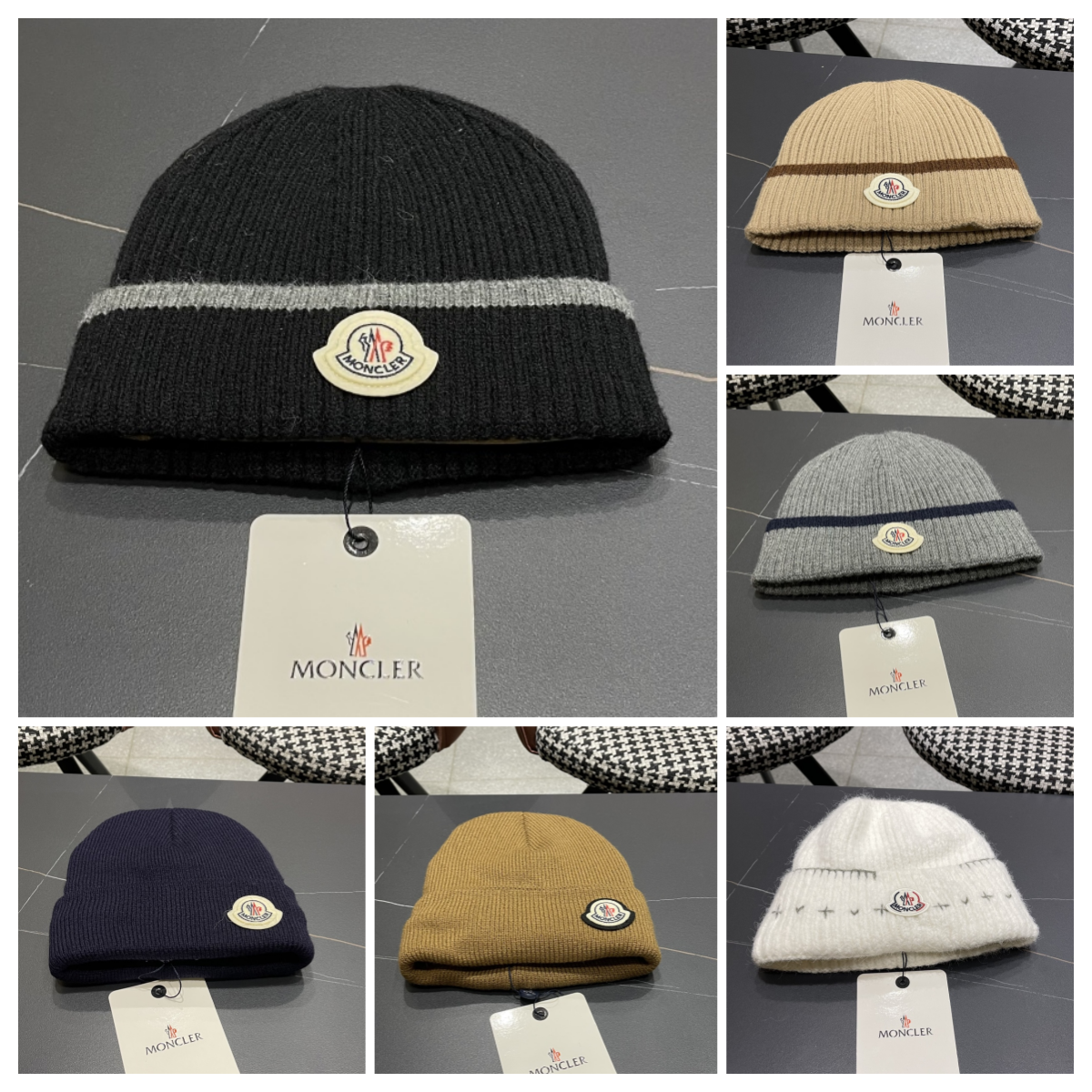 MONCL Men's Luxury Knitted Beanies